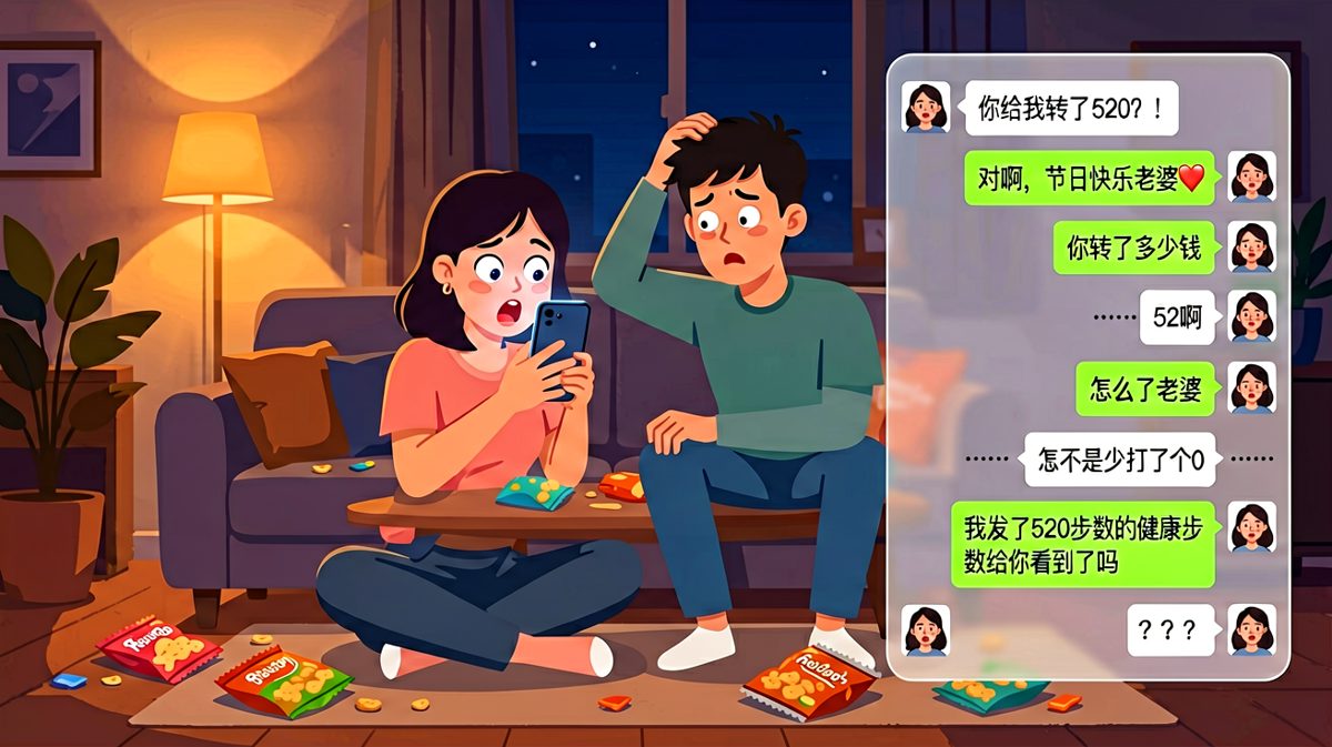 直男的浪漫，总是让人窒息。