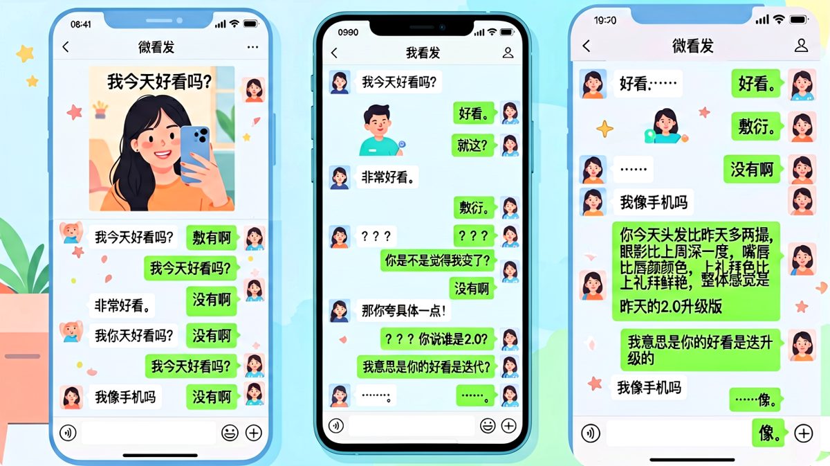 直男用科技比喻夸女友，把自己坑进去了