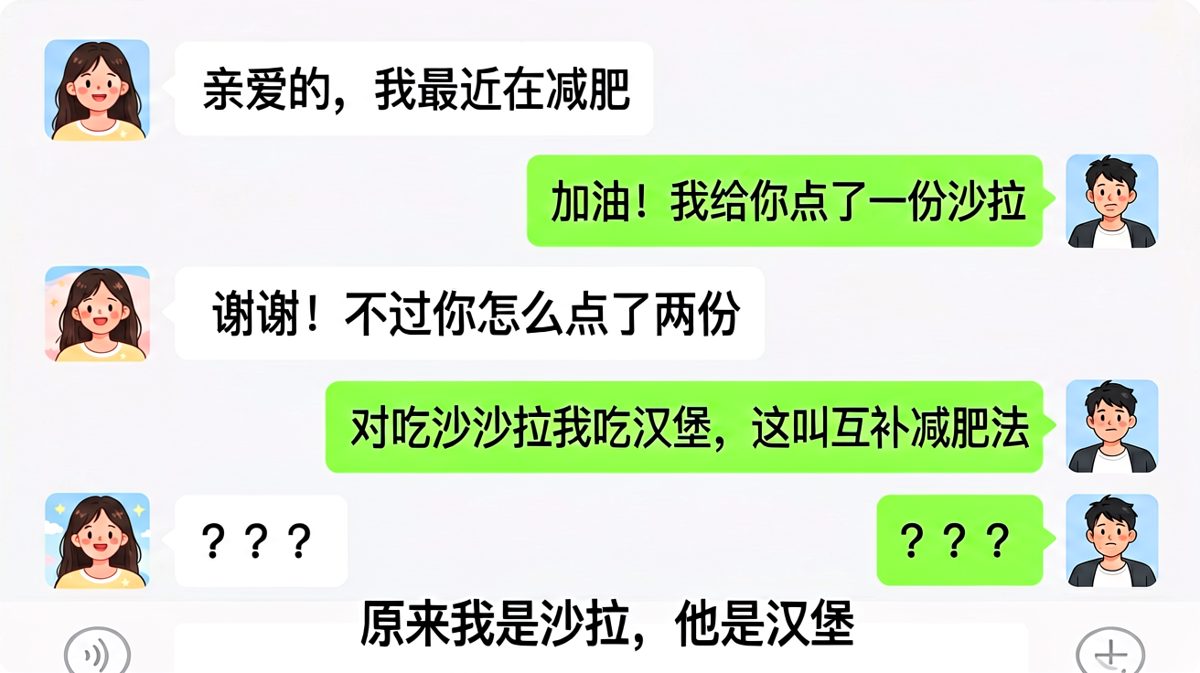 互补减肥法：你吃草我吃肉，这就是爱