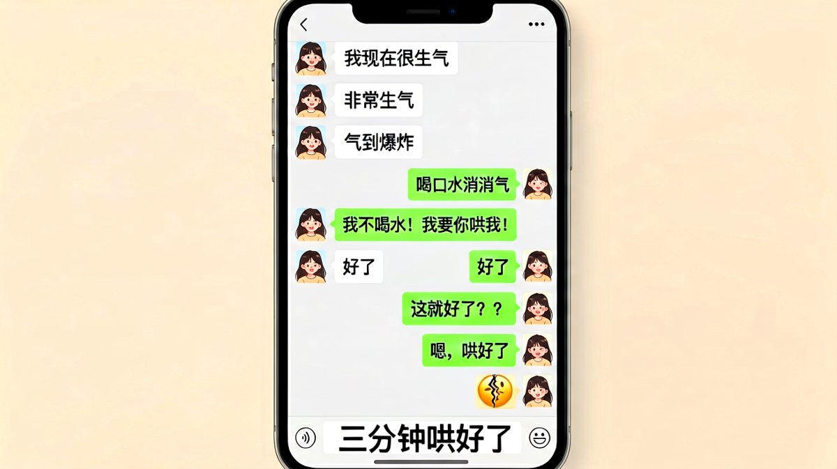 三分钟哄好了：用最简短的话结束最漫长的生气