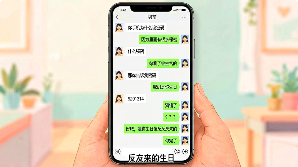 密码是你生日——反过来的那种
