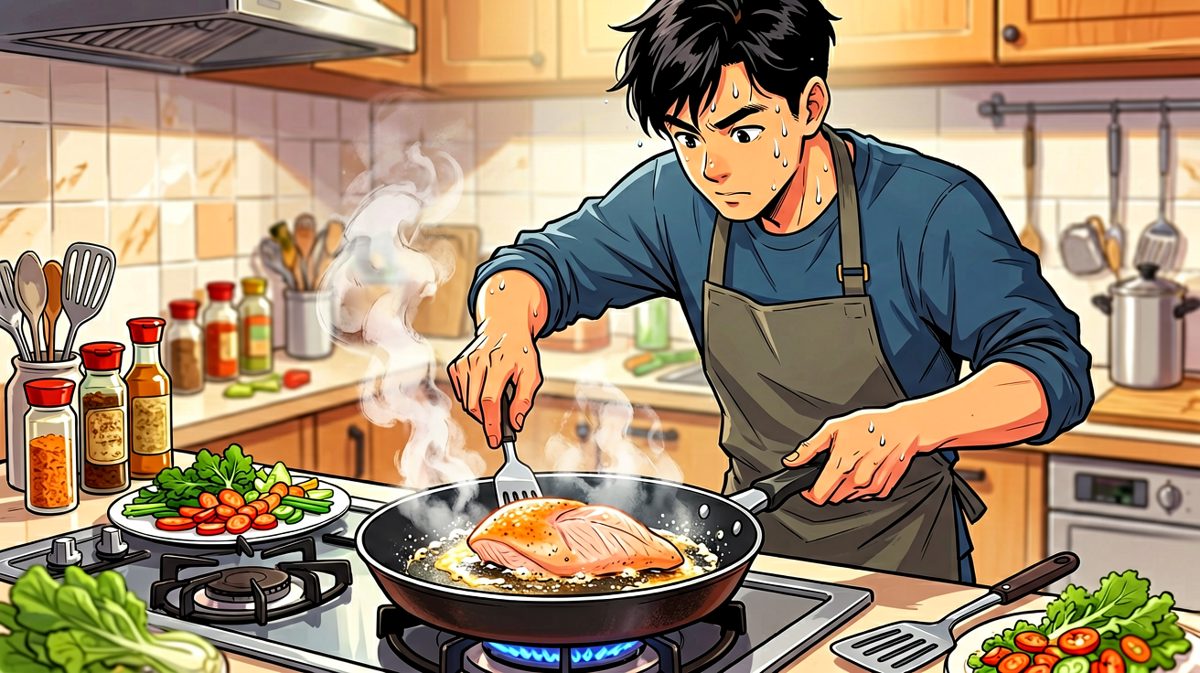 认真烹饪，每一道菜都不能敷衍。