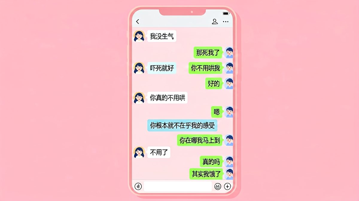 说没生气其实最生气，饿才是真相