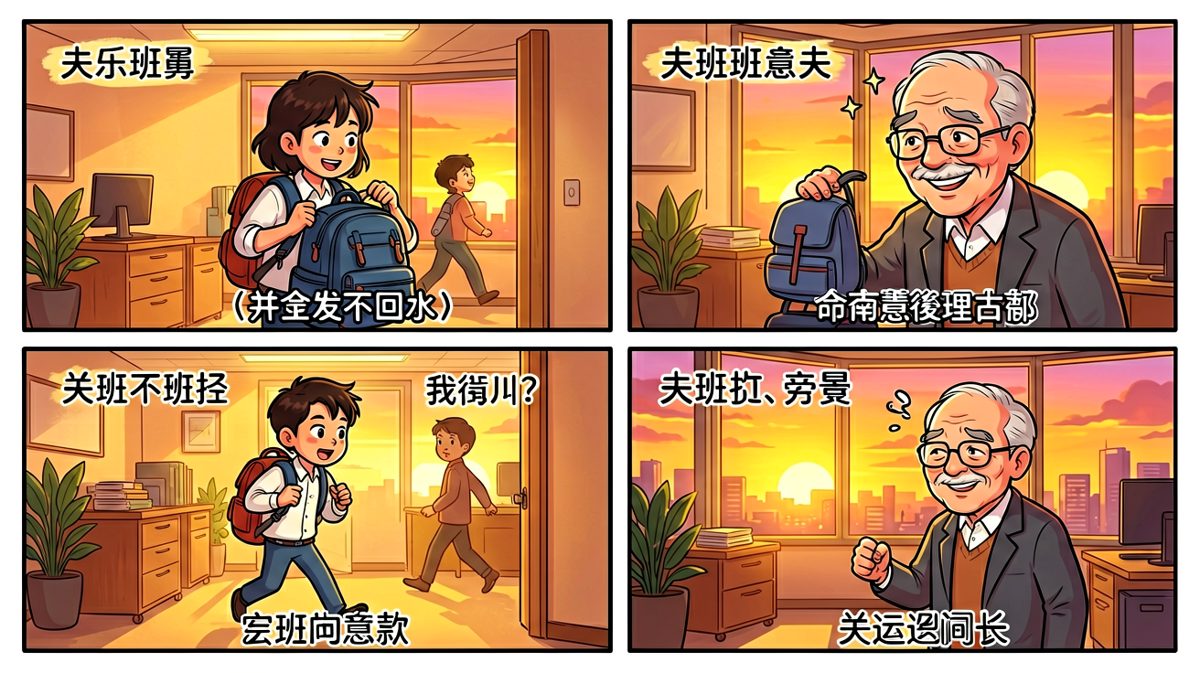 员工准时下班被老板叫住，接下来的对话让人猝不及防