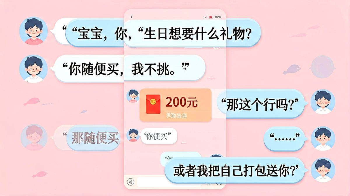男友送生日礼物的神操作，最后反转让人哭笑不得
