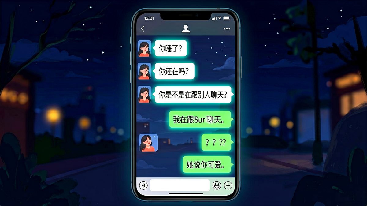 女友深夜查岗，男朋友一句回答直接封神