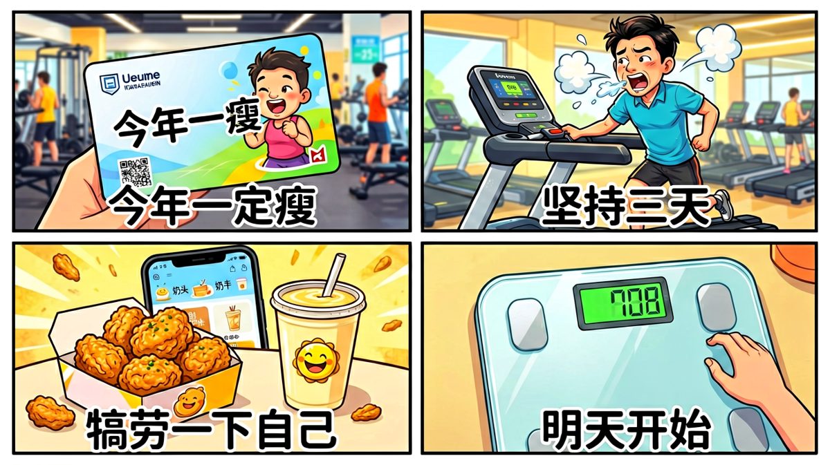 每个月都在复活的减肥宣言