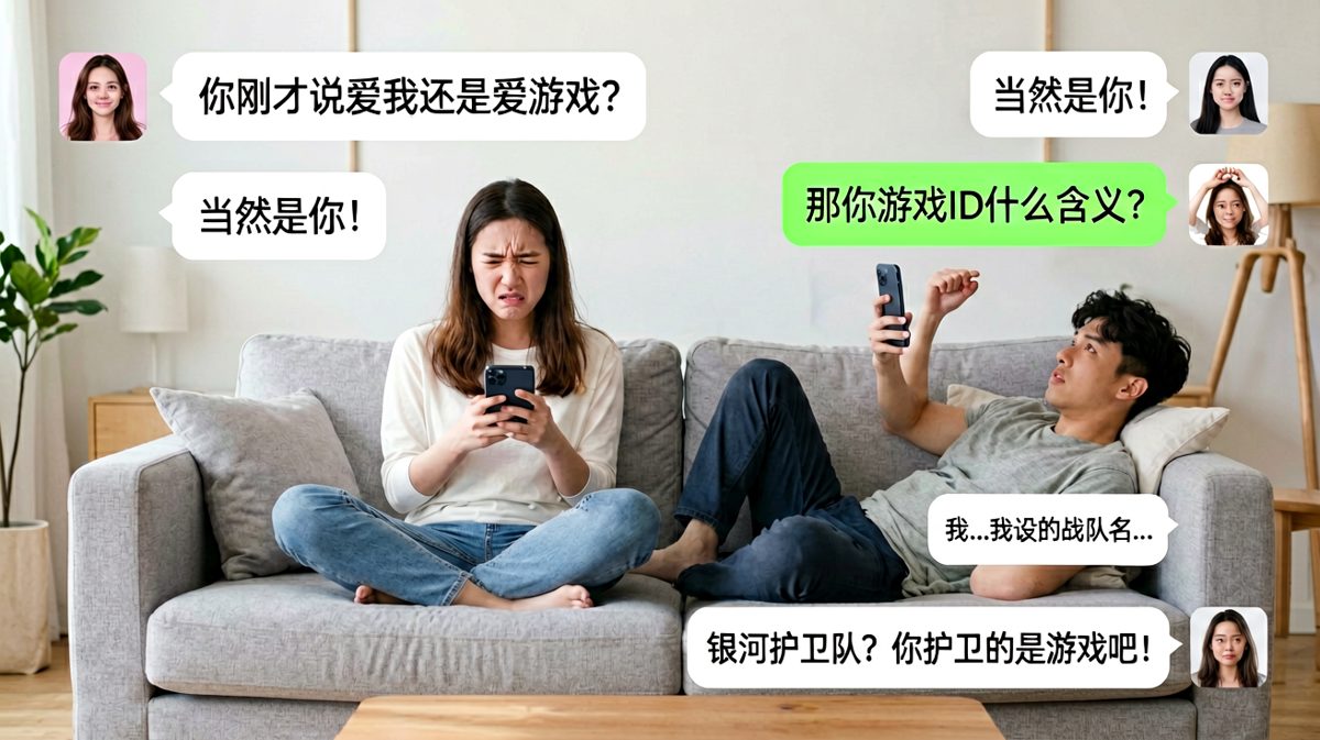 当女友突然考验你选她还是选游戏时的经典翻车现场