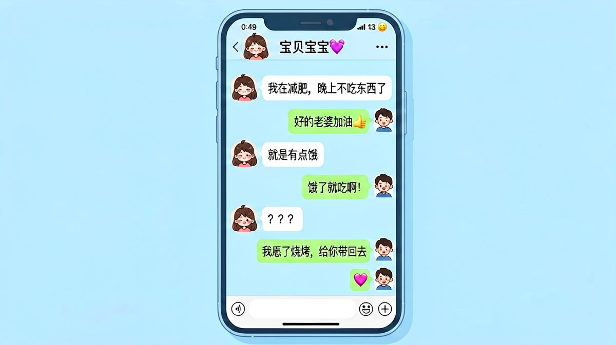 减肥宣言秒崩：嘴上说减肥，身体却很诚实