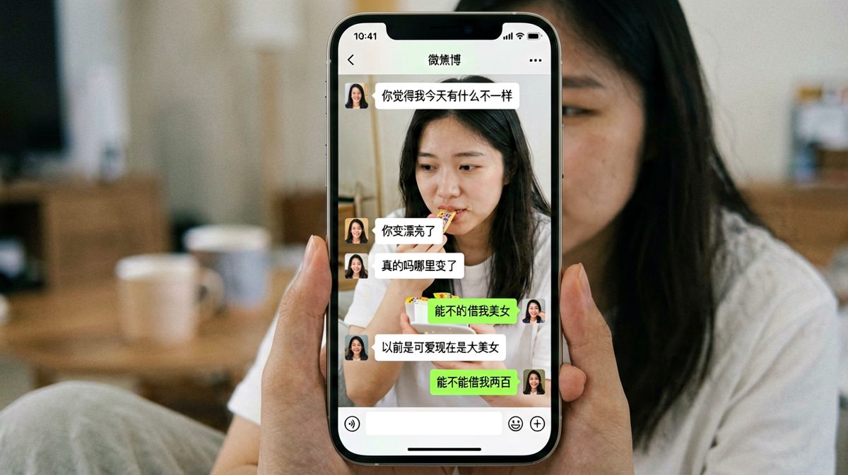 夸你是真心的，借你钱也是认真的。