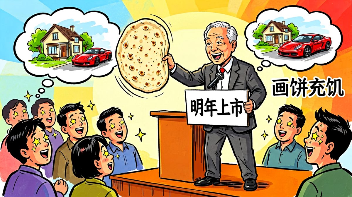 老板画的饼太大，我们真的吃不完。