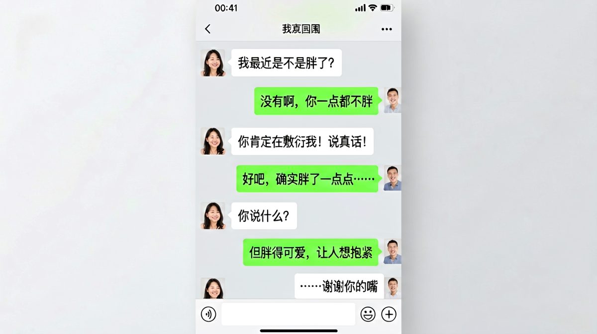 男生试图诚实回答，结果成功把自己送进火坑。
