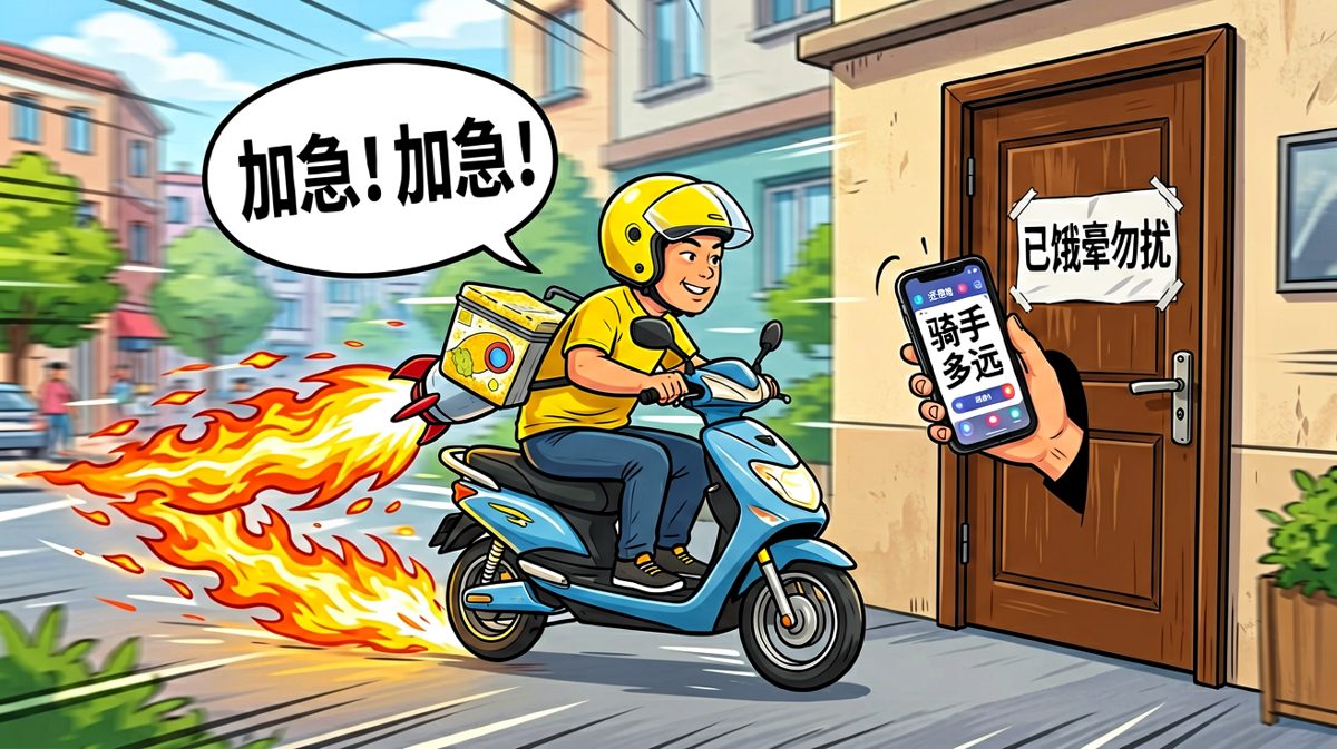 骑手在加速，我在加速饥饿