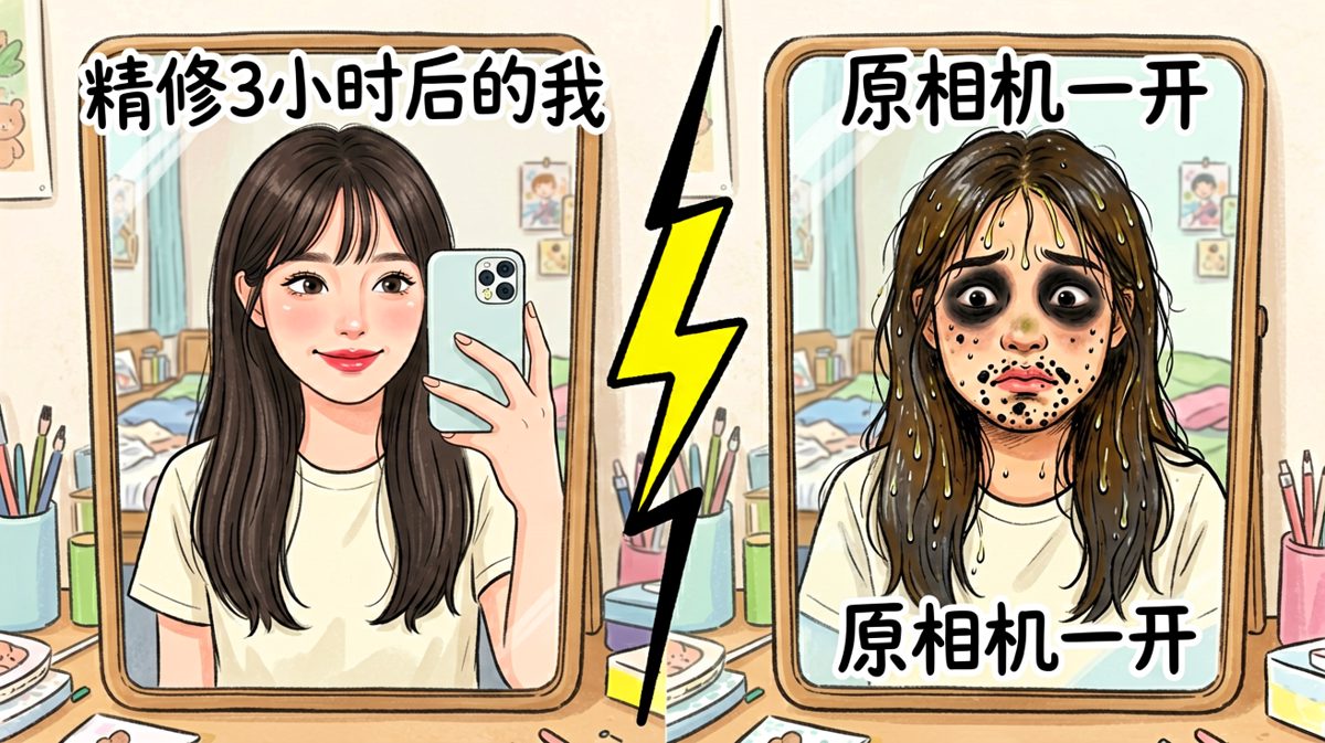 P图两小时，拍照五分钟，原相机当场去世