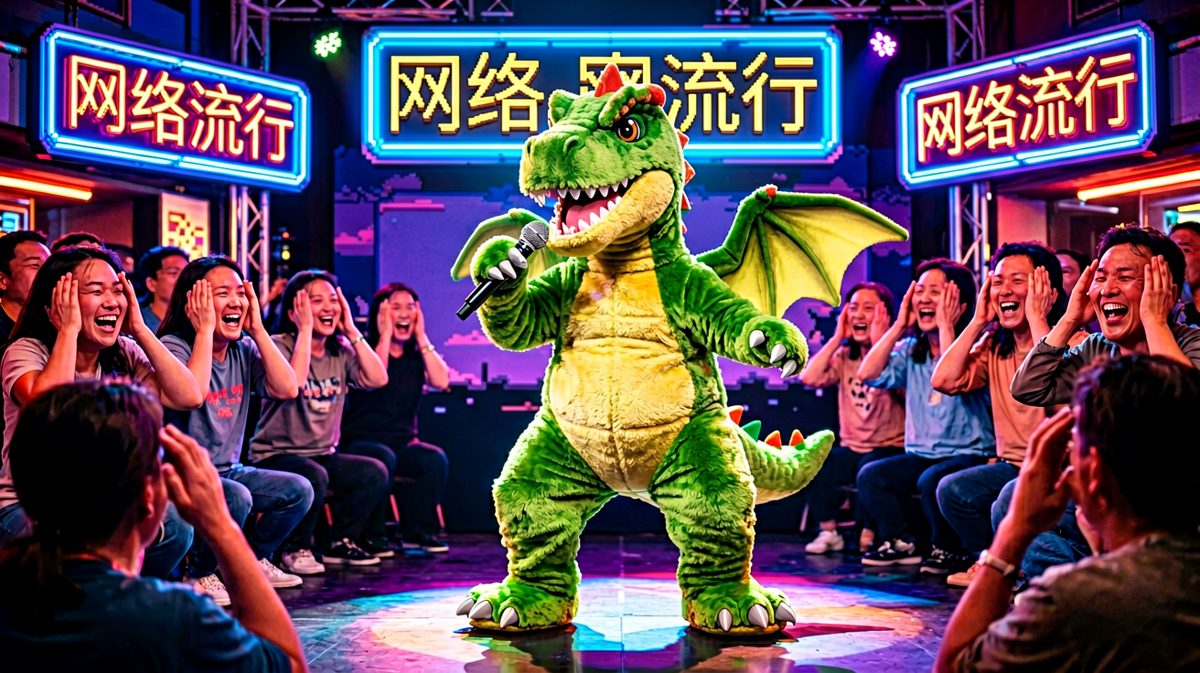 恐龙扛狼洗脑上头