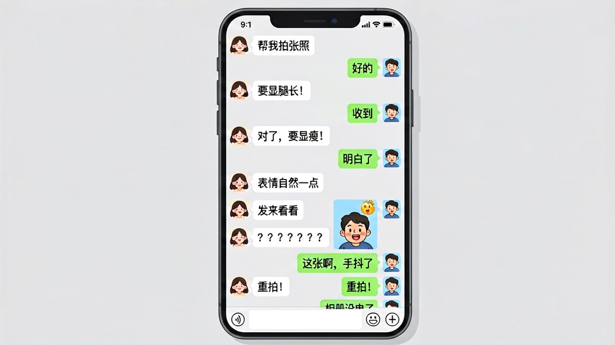 让男朋友拍照的正确方式——大概率是废片一张。