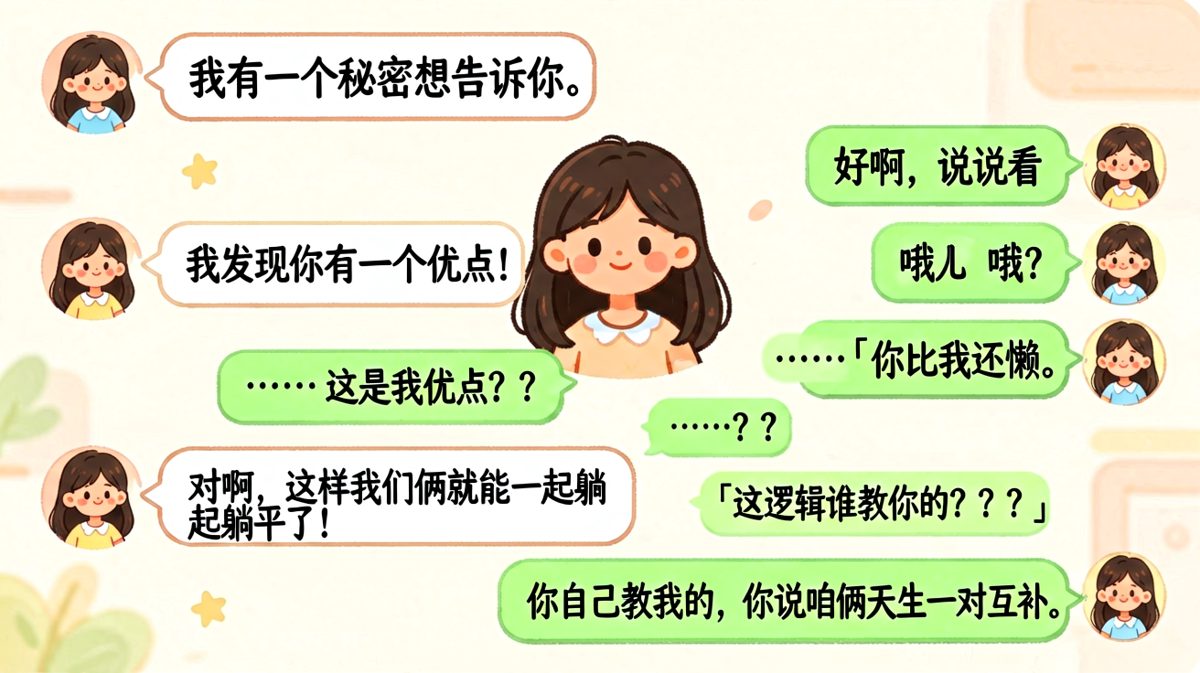 「我有一个优点」的反向撒娇名场面