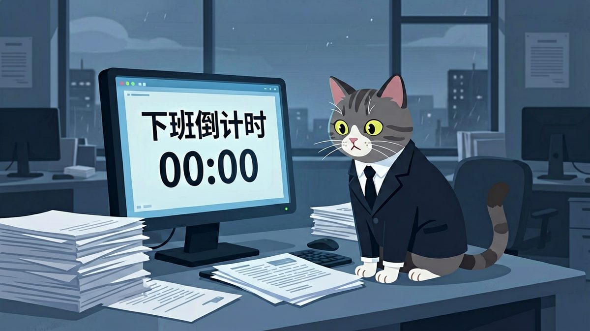 周一早上的我：肉体在打卡，灵魂已离职