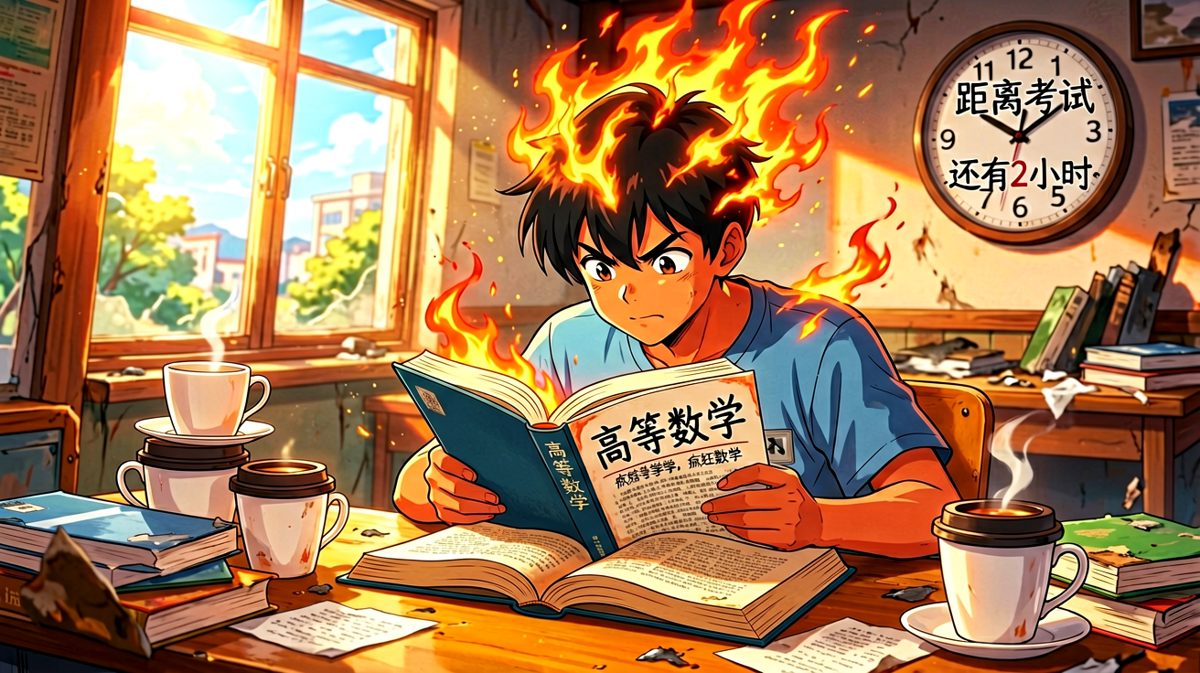 考前一夜，从零基础到挂科的完美蜕变