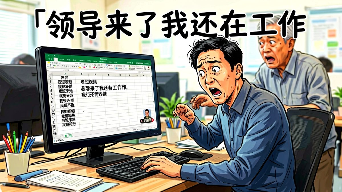职场摸鱼达人的生存智慧