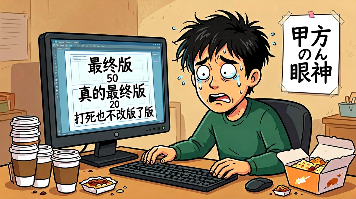 甲方说'感觉不对'，我感觉我要碎了