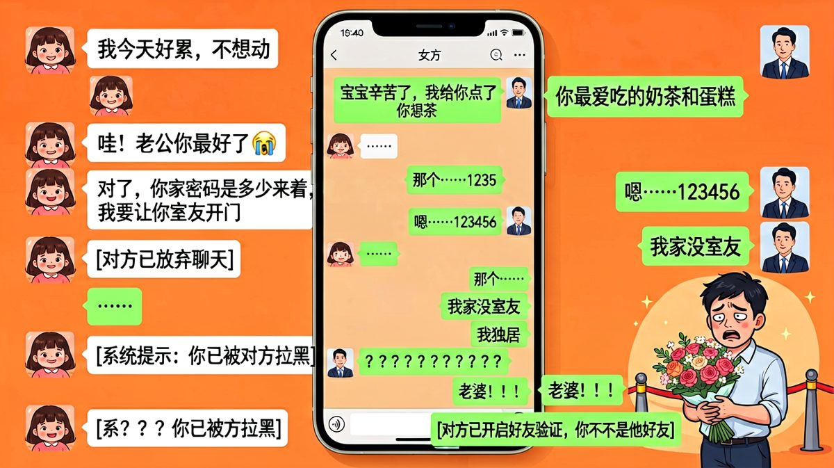 问出密码那一刻，我在你心里已经社死了