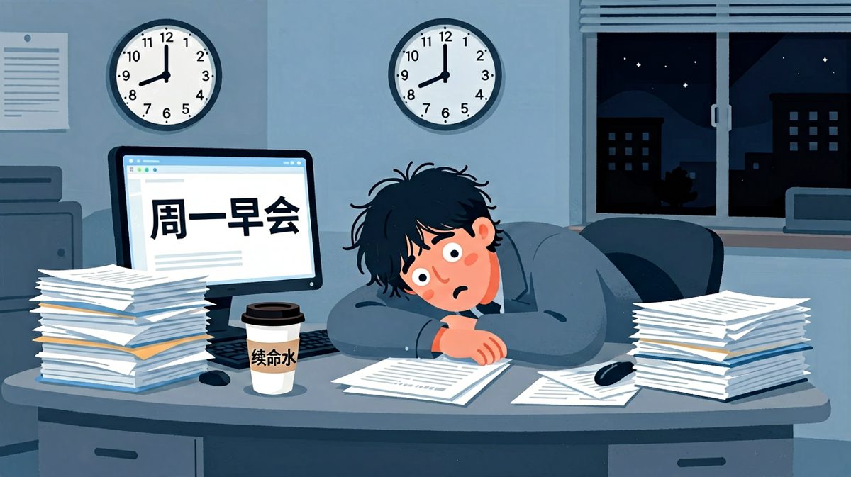 周一早晨的痛苦，从睁眼那一刻开始