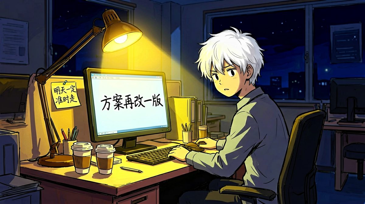 领导，您睡了吗？我还没走