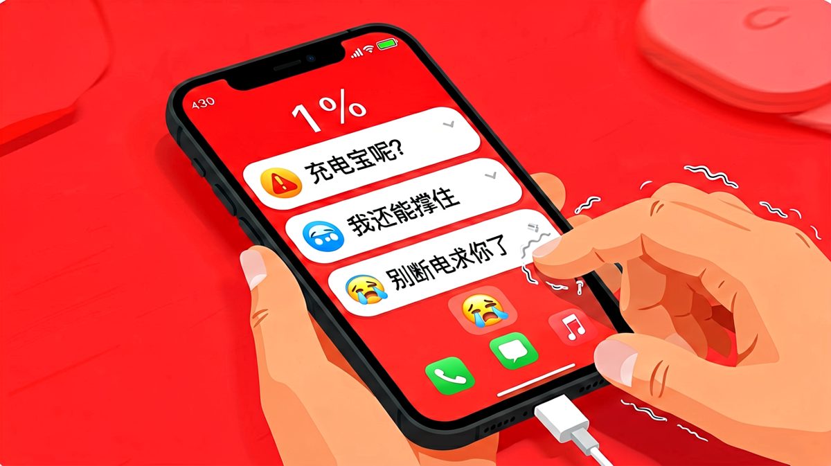 电量1%，是我最后的倔强