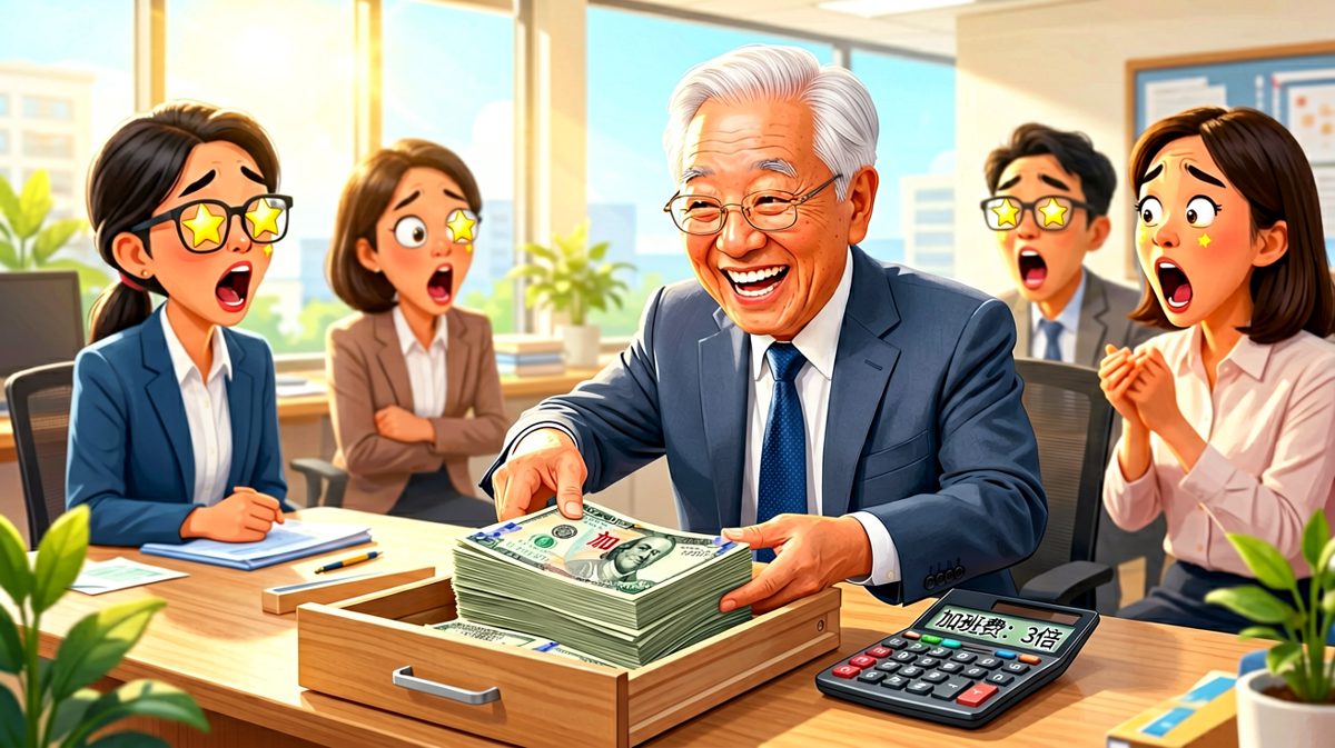 老板：'你想多了，三倍工资你都不知道？'