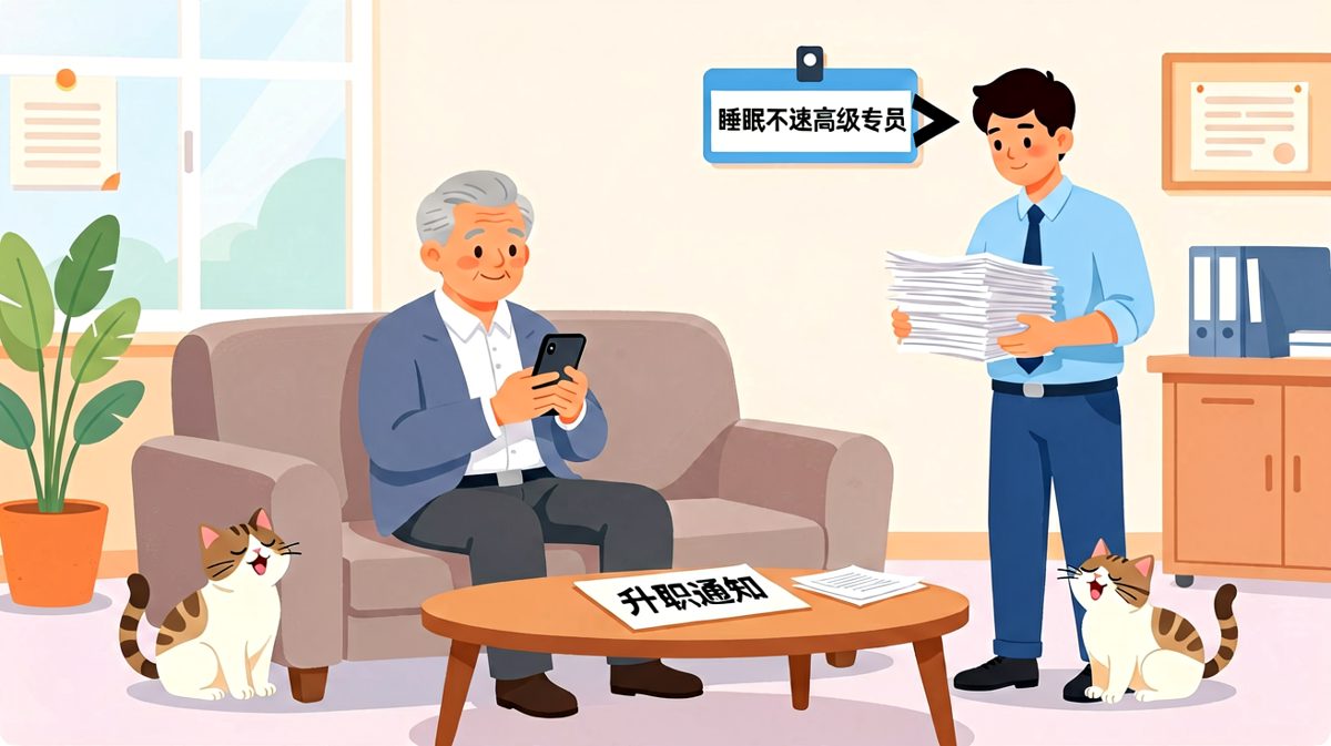 升职了！原来老板说的升职指的是升职失眠专员。