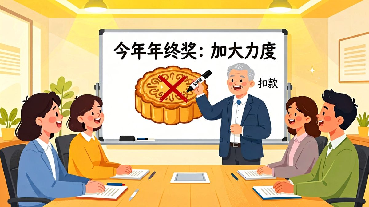 老板说年终奖要'加大力度'——原来是加大力度扣钱。