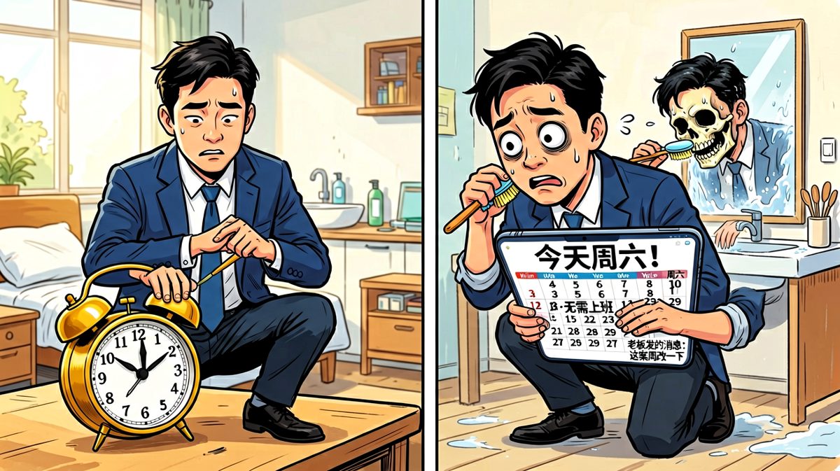 以为是周天，结果是周六