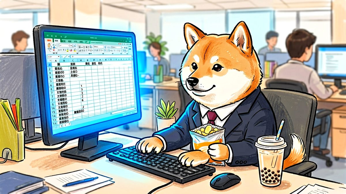 表面在工作，实际在思考中午点哪家的外卖。