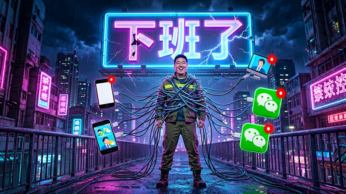 下班？不存在的，我只是肉体下班了而已。