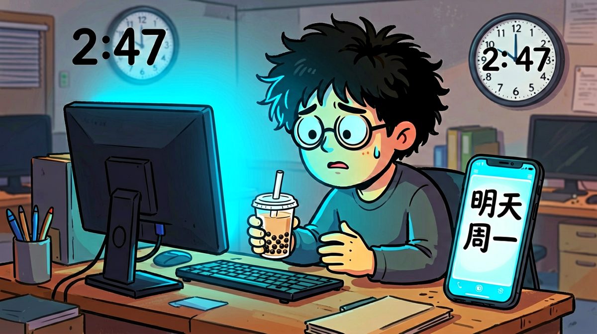 凌晨两点的我：说好早睡呢？