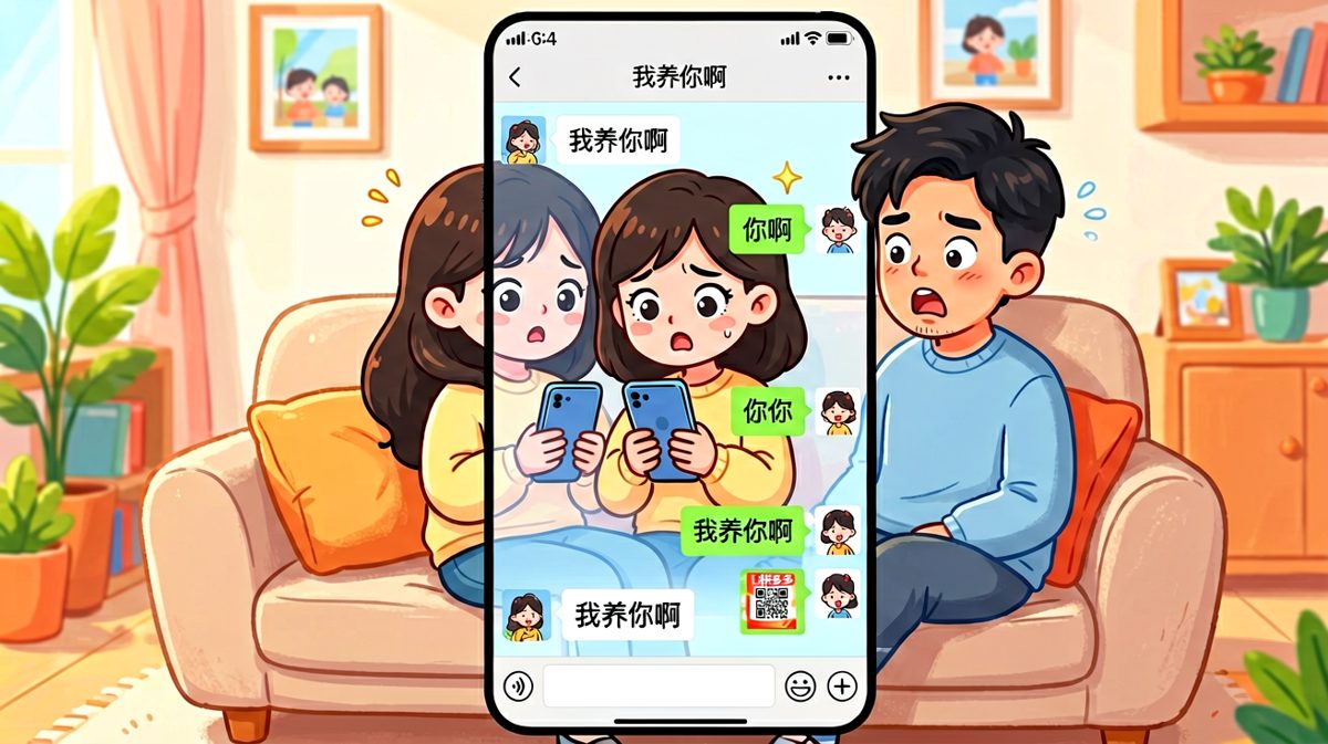 男生说'我养你啊'，结果是要她去拼多多砍一刀