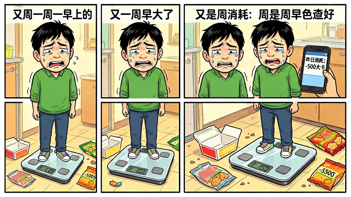 减肥一周后，体重不降反升