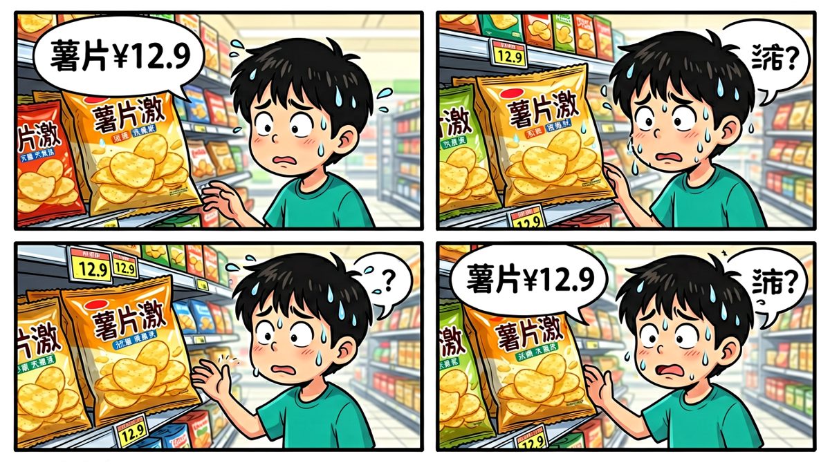 面对零食时内心的激烈挣扎