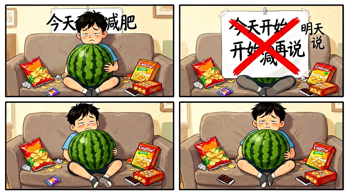 减肥计划以秒速崩盘收场