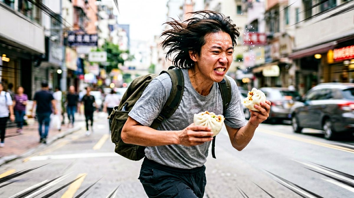分秒必争，以百米冲刺的速度奔向公司。
