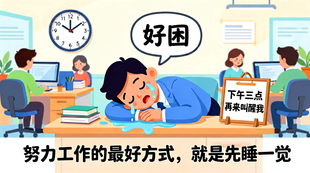 打工人的终极智慧：用睡觉来对抗工作