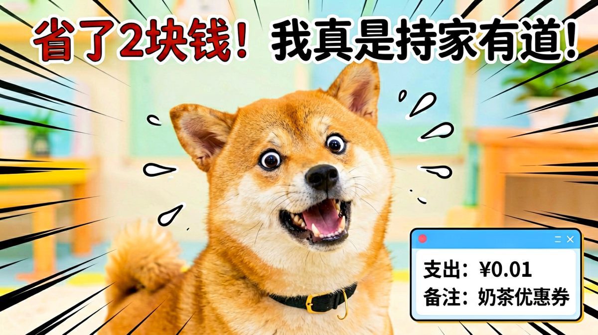 为了2块钱的优惠，我付出了全部的智慧
