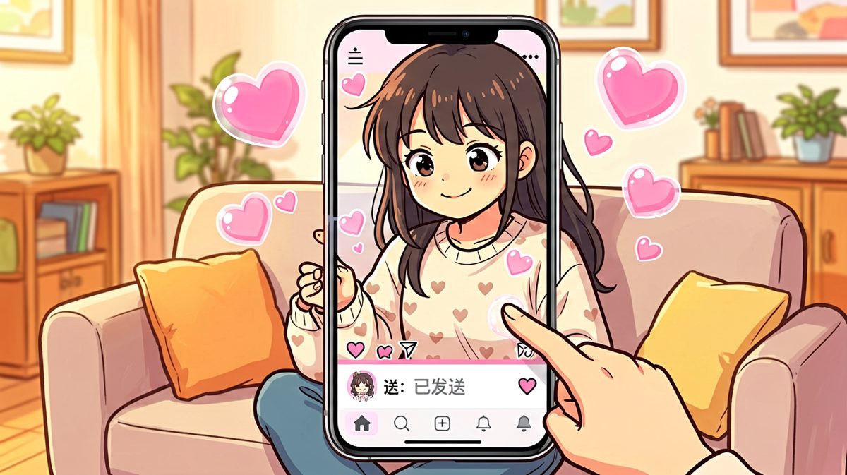 发完朋友圈，满心期待点赞和评论