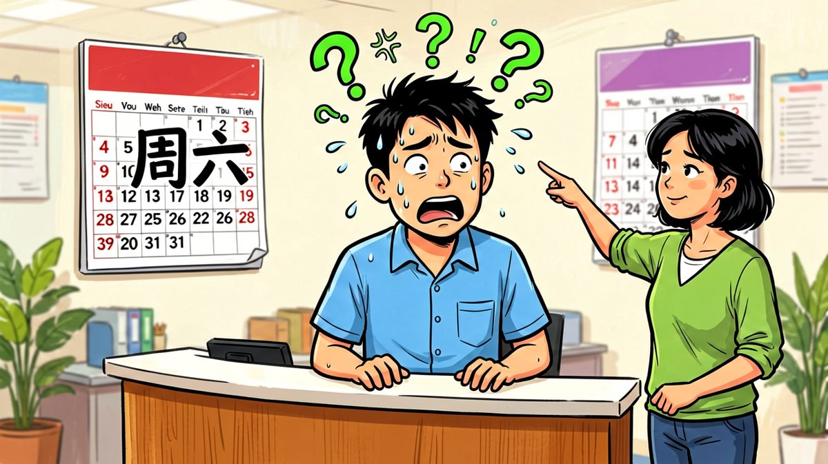 到了才发现……今天是周六