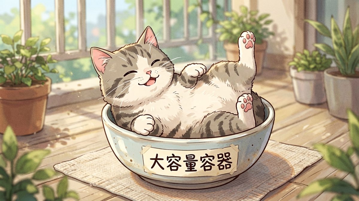 猫：只要我够扁，任何容器都能装下我