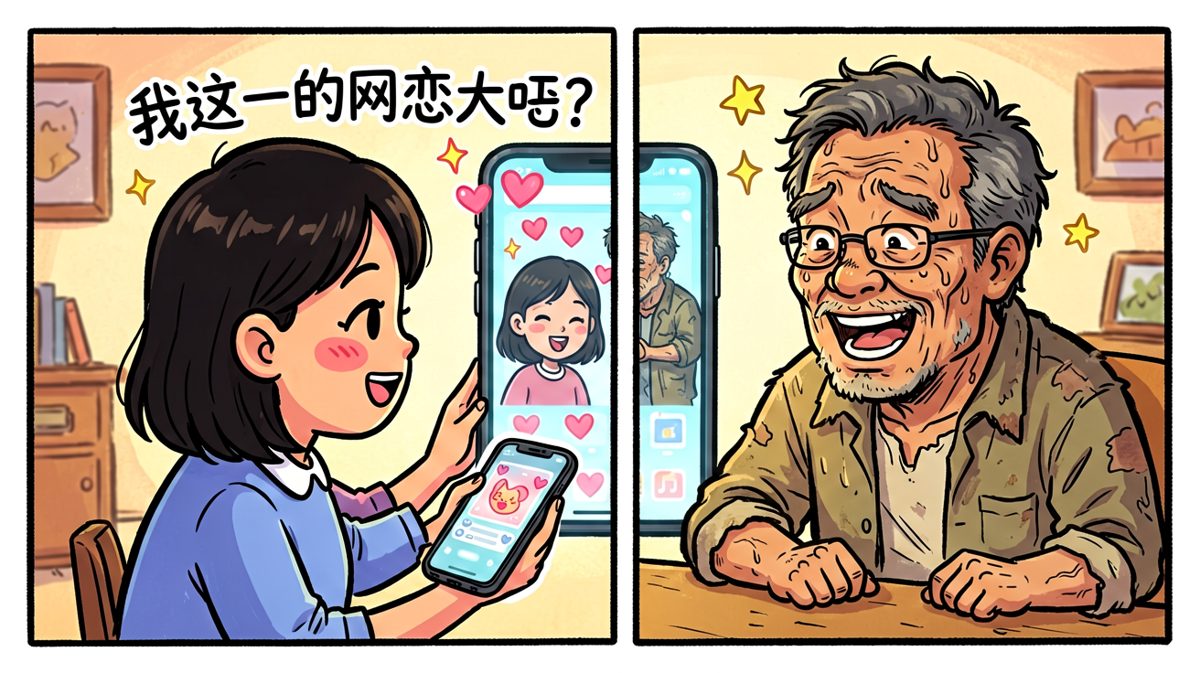网恋奔现当场裂开