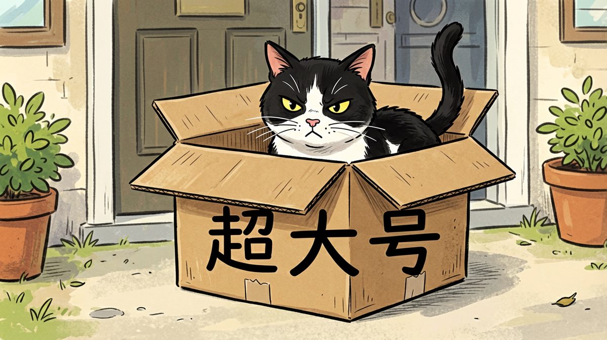 猫：箱子太小是我的问题吗？明明是箱子不行