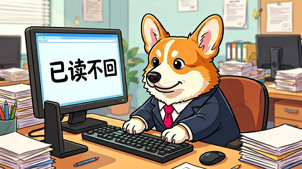 打工狗的周末还在回工作消息