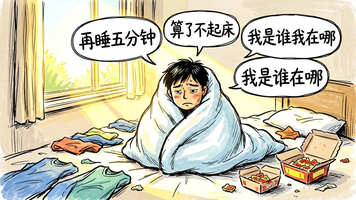 周一的我和被子有契约关系
